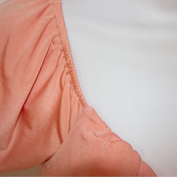 Chocolate USA Crop Top | Peach | Small - Picture 11 of 11